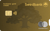 Auksinė verslo kredito kortelė