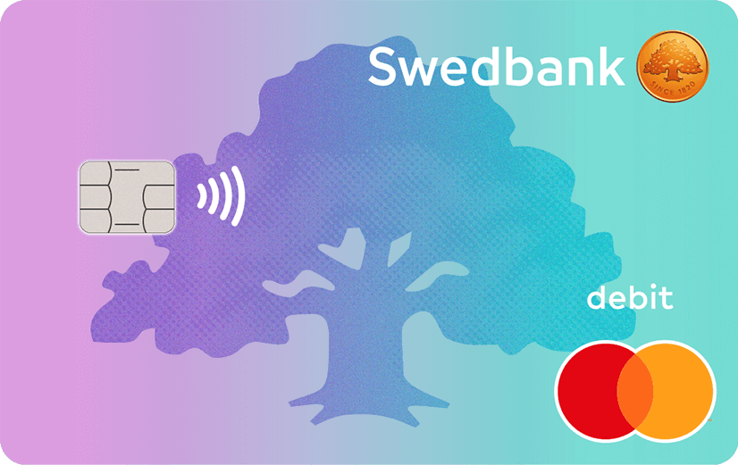 Misfortune Word eruption The contactless debit card - Swedbank