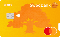 Abandon surely Partial Visa Platinum credit card - Swedbank