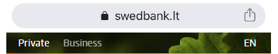 Swedbank certificate